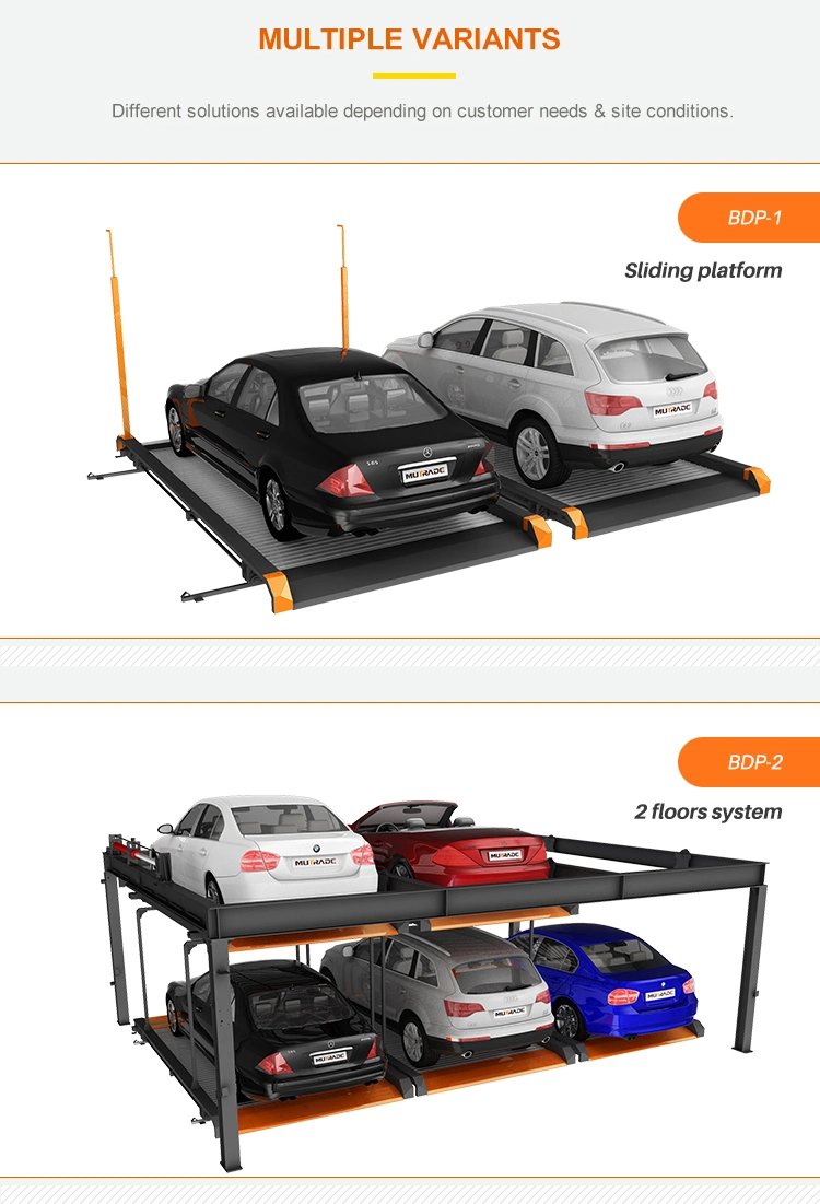 Hydraulic Semi Automatic Car Parking Equipment Multilevel Levels Smart Parking System