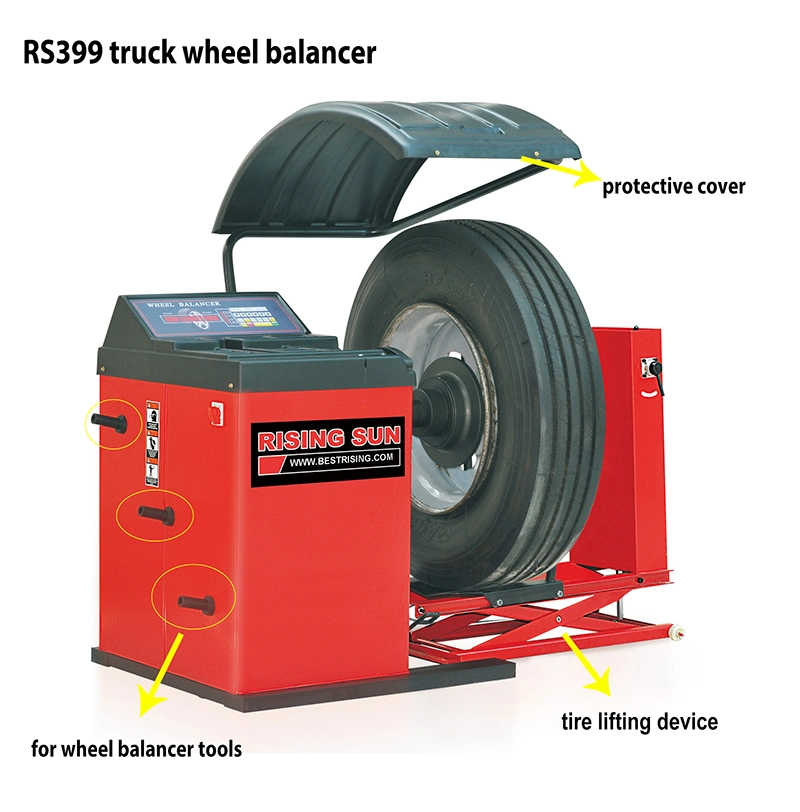 Supporting Sample Truck Wheel Balancing Equipment for Garage