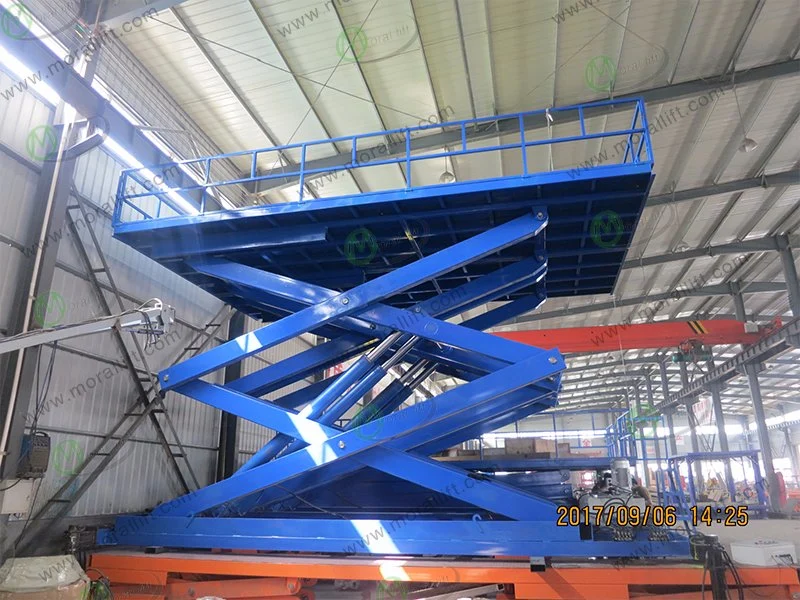 Used Heavy Loading Stationary Hydraulic Scissor Lift Table