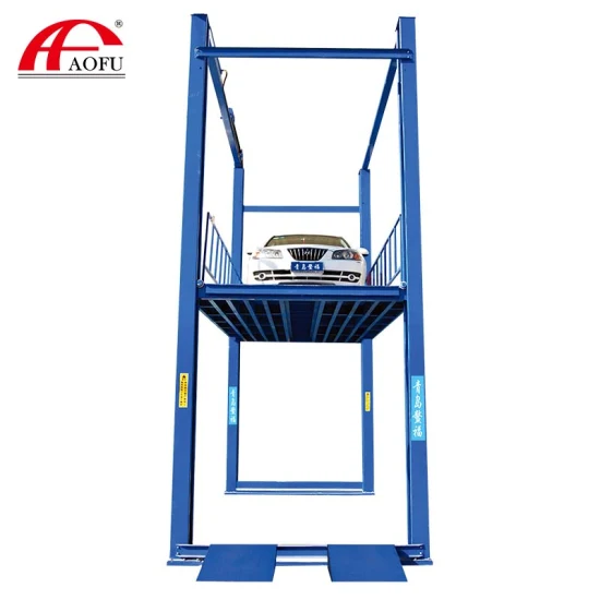 Aofu 4 Post Hydraulic Car Parking Lift Auto Lift Car Elevator Garage Equipment Car Lift in Workshop